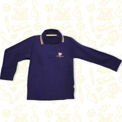 Polo de manga comprida cardado